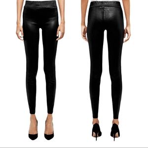 NWT L'AGENCE Rochelle Coated  Pull-On Skinny Jean